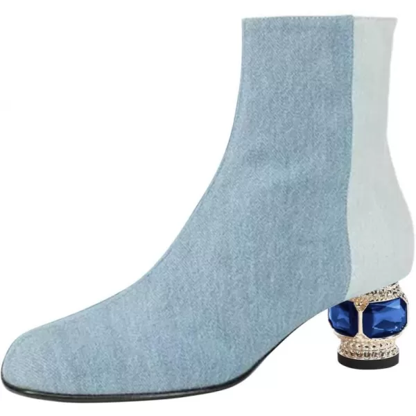 Blue Denim Patchwork