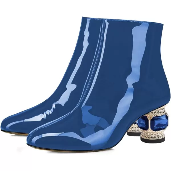 Blue Patent Leather