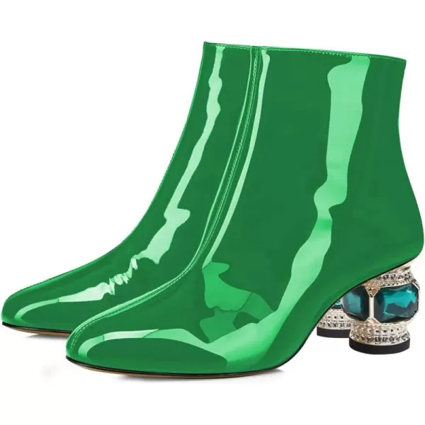 Green Patent Leather