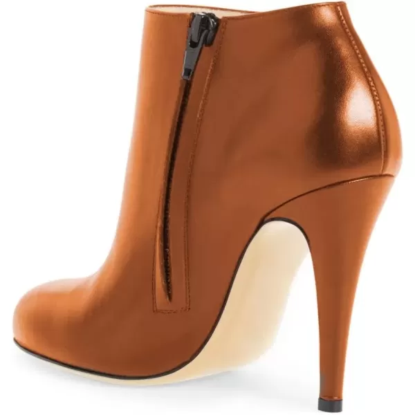 imageFSJ Women Fashion Almond Toe Boots Stiletto High Heels Ankle Booties Comfy Shoes Side Zipper US Size 415 USTanPu