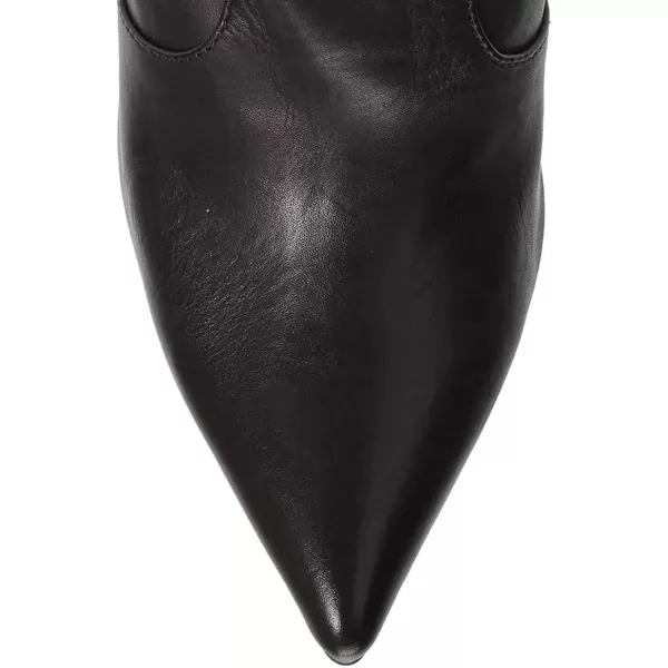 imageFSJ Women Pointed Toe Stiletto Spike High Heel Stretchy Over the Knee Thigh High Dress Long Boots Size 415 USBlack