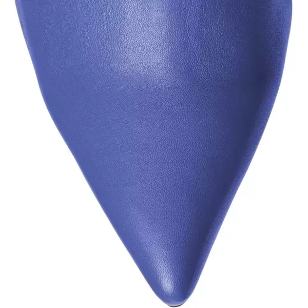 imageFSJ Women Pointed Toe Stiletto Spike High Heel Stretchy Over the Knee Thigh High Dress Long Boots Size 415 USBlue