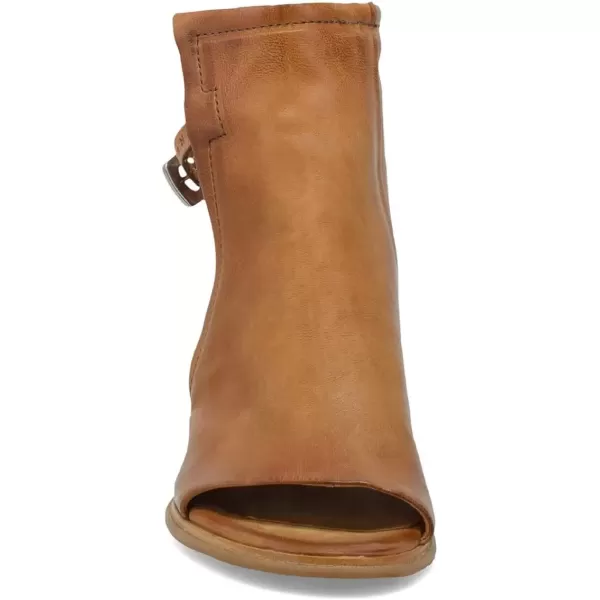 imageFSJ Women Peep Open Toe Sandals Boot Cut Out Buckle Ankle Bootie Comfortable Stacked Block Low Heeled Summer Sandal Shoes Size 415 M USBrown