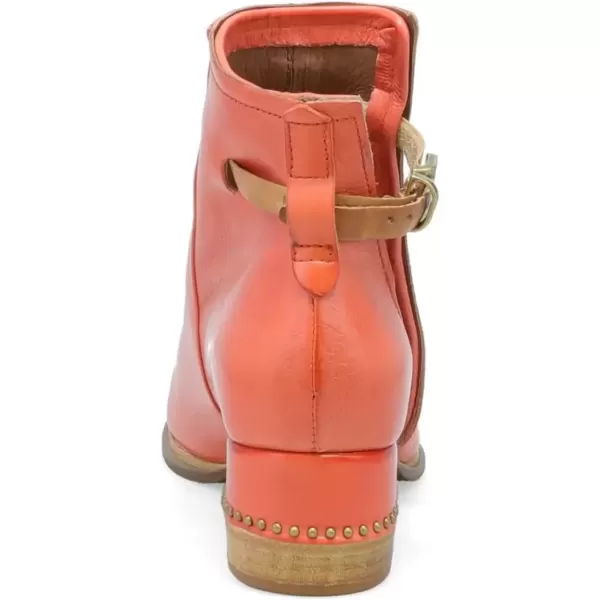 imageFSJ Women Peep Open Toe Sandals Boot Cut Out Buckle Ankle Bootie Comfortable Stacked Block Low Heeled Summer Sandal Shoes Size 415 M USCoral