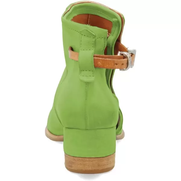 imageFSJ Women Peep Open Toe Sandals Boot Cut Out Buckle Ankle Bootie Comfortable Stacked Block Low Heeled Summer Sandal Shoes Size 415 M USGrass Green