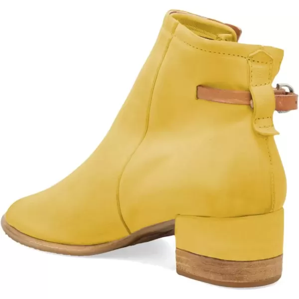 imageFSJ Women Peep Open Toe Sandals Boot Cut Out Buckle Ankle Bootie Comfortable Stacked Block Low Heeled Summer Sandal Shoes Size 415 M USLemon Yellow