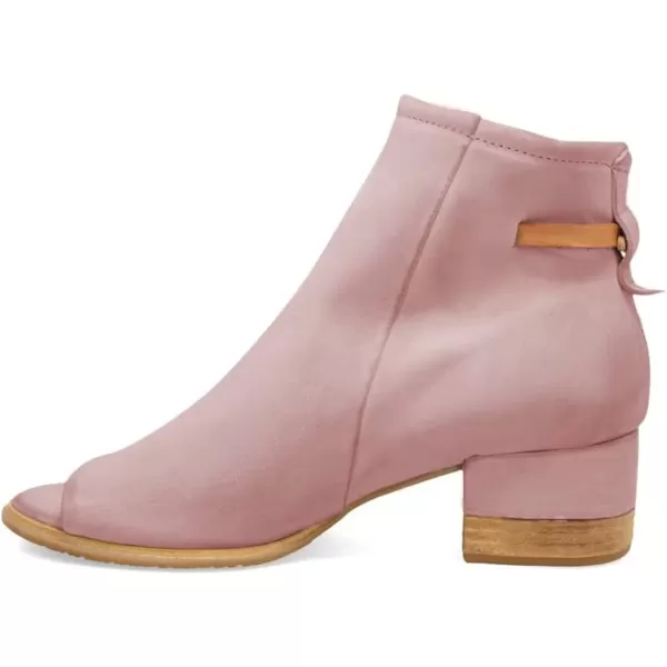 imageFSJ Women Peep Open Toe Sandals Boot Cut Out Buckle Ankle Bootie Comfortable Stacked Block Low Heeled Summer Sandal Shoes Size 415 M USPink