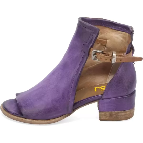 imageFSJ Women Peep Open Toe Sandals Boot Cut Out Buckle Ankle Bootie Comfortable Stacked Block Low Heeled Summer Sandal Shoes Size 415 M USPurple