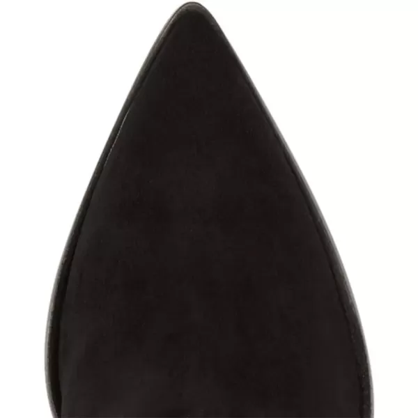imageWomen Dressy Pointed Closed Toe Ankle Boots Cone Chunky High Heel Booties Zipper Block Shoes Size 415 USBlack