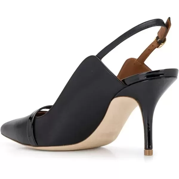 imageFSJ Women Classy Pointed Toe Thin High Heel Slingback Pump Office Prom Dress Shoes Size 415 USBlack Matte
