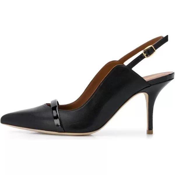 imageFSJ Women Classy Pointed Toe Thin High Heel Slingback Pump Office Prom Dress Shoes Size 415 USBlack Matte