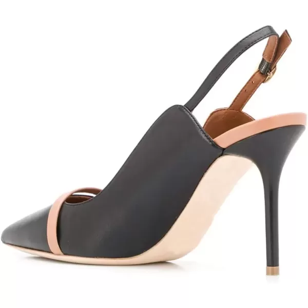 imageFSJ Women Classy Pointed Toe Thin High Heel Slingback Pump Office Prom Dress Shoes Size 415 USBlack Nude