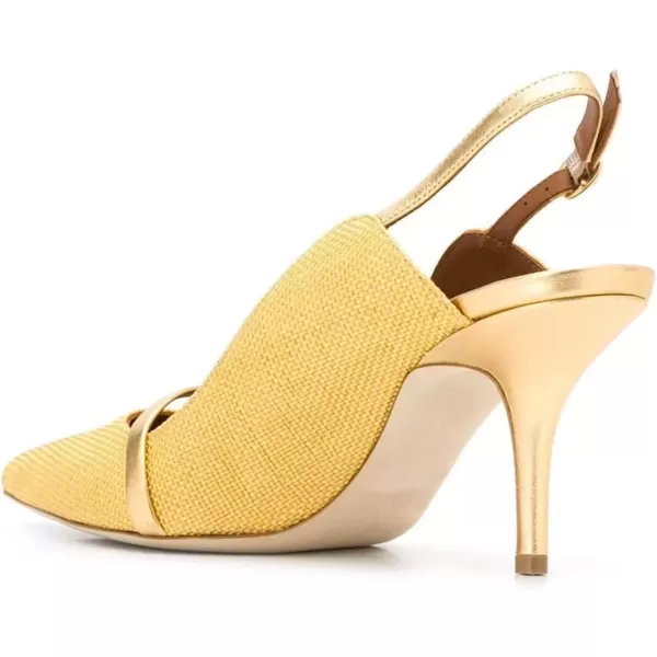 imageFSJ Women Classy Pointed Toe Thin High Heel Slingback Pump Office Prom Dress Shoes Size 415 USFlax