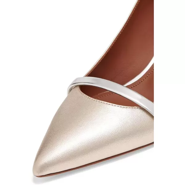 imageFSJ Women Classy Pointed Toe Thin High Heel Slingback Pump Office Prom Dress Shoes Size 415 USGold5 Cm