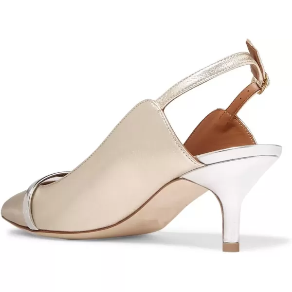 imageFSJ Women Classy Pointed Toe Thin High Heel Slingback Pump Office Prom Dress Shoes Size 415 USGold5 Cm