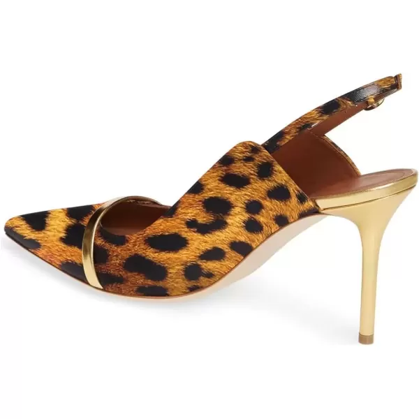 imageFSJ Women Classy Pointed Toe Thin High Heel Slingback Pump Office Prom Dress Shoes Size 415 USLeopart