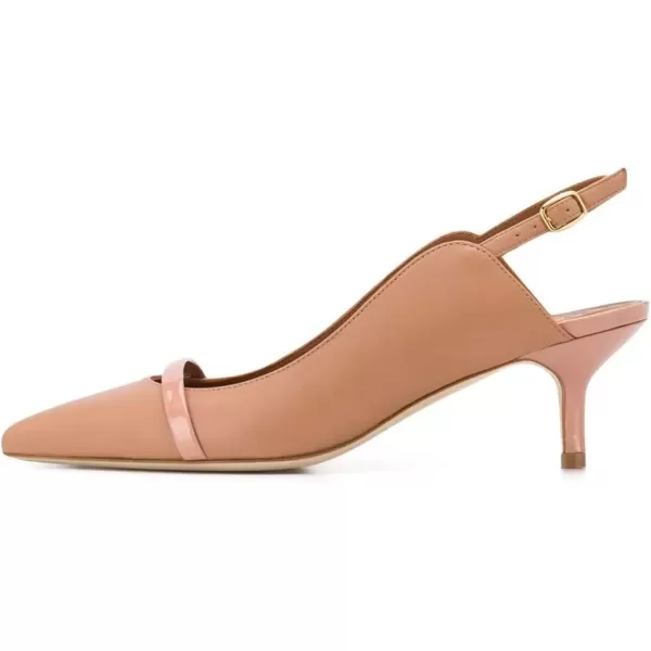 imageFSJ Women Classy Pointed Toe Thin High Heel Slingback Pump Office Prom Dress Shoes Size 415 USNude5 Cm