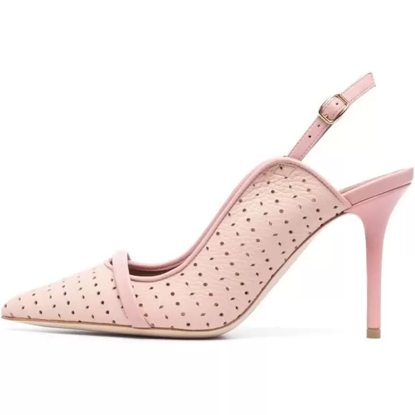 imageFSJ Women Classy Pointed Toe Thin High Heel Slingback Pump Office Prom Dress Shoes Size 415 USPink Holey