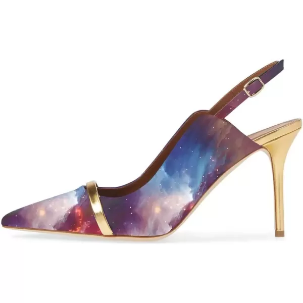 imageFSJ Women Classy Pointed Toe Thin High Heel Slingback Pump Office Prom Dress Shoes Size 415 USStarry
