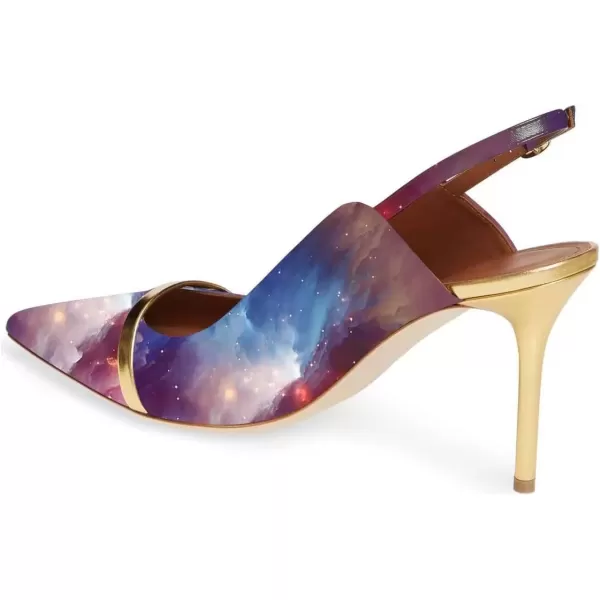 imageFSJ Women Classy Pointed Toe Thin High Heel Slingback Pump Office Prom Dress Shoes Size 415 USStarry