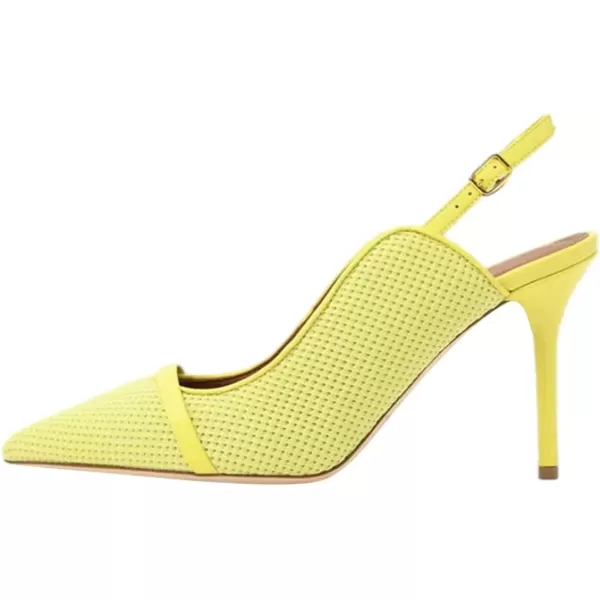 imageFSJ Women Classy Pointed Toe Thin High Heel Slingback Pump Office Prom Dress Shoes Size 415 USYellow