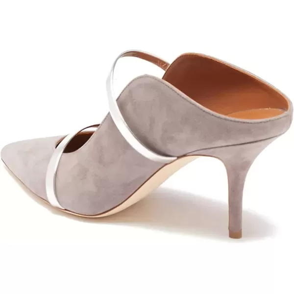 imageFSJ Women Fashion Pointy Toe Mules Sandals High Heels Pumps Double Straps Slide Sandals Casual Summer Party Shoes Size 415 M USGray8 Cm