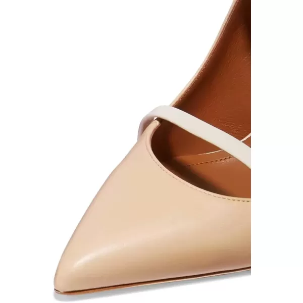 imageFSJ Women Fashion Pointy Toe Mules Sandals High Heels Pumps Double Straps Slide Sandals Casual Summer Party Shoes Size 415 M USNude12 Cm