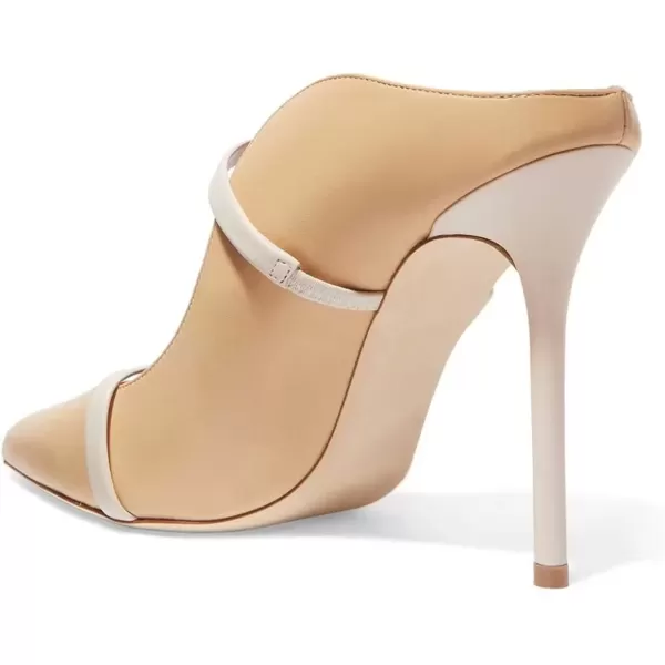 imageFSJ Women Fashion Pointy Toe Mules Sandals High Heels Pumps Double Straps Slide Sandals Casual Summer Party Shoes Size 415 M USNude12 Cm