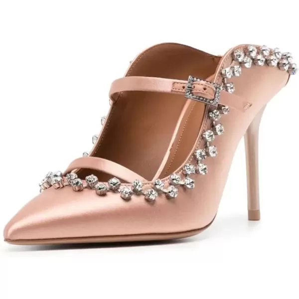 Pink Satin Studs