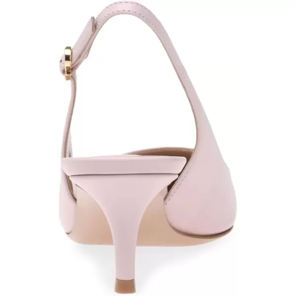 imageFSJ Women Classic Slingback Pumps Low Kitten Mid Heels Sandals Pointy Toe Comfortable Formal Party Shoes Size 415 M USLavender