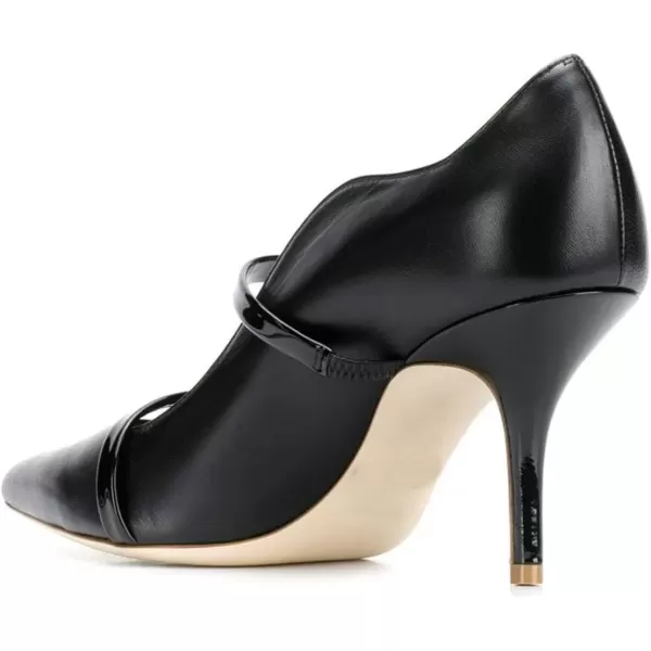 imageFSJ Women Sexy Double Straps Pointed Toe Pumps High Heels Stilettos Party Dress Shoes Size 415 USBlack Synthetic8cm