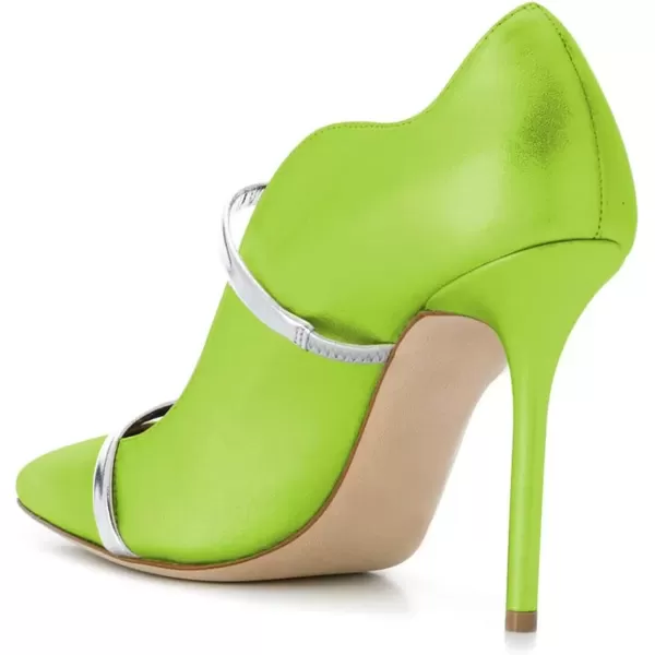 imageFSJ Women Sexy Double Straps Pointed Toe Pumps High Heels Stilettos Party Dress Shoes Size 415 USGreen12 Cm