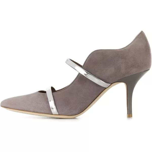 imageFSJ Women Sexy Double Straps Pointed Toe Pumps High Heels Stilettos Party Dress Shoes Size 415 USGrey8 Cm