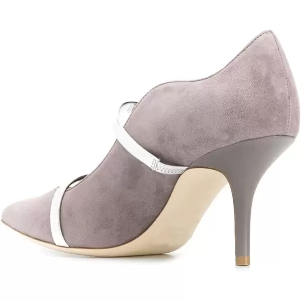 imageFSJ Women Sexy Double Straps Pointed Toe Pumps High Heels Stilettos Party Dress Shoes Size 415 USGrey8 Cm