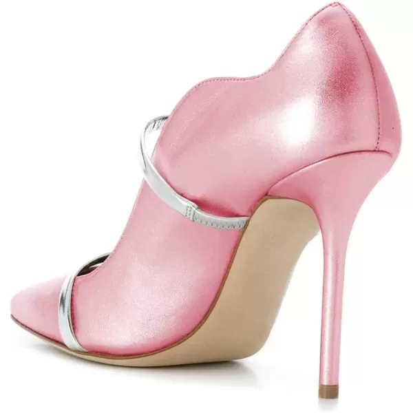 imageFSJ Women Sexy Double Straps Pointed Toe Pumps High Heels Stilettos Party Dress Shoes Size 415 USLight Pink12cm