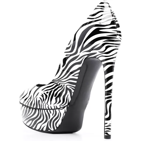 imageFSJ Women Classic Chunky High Heels Pumps Platform Closed Toe Sexy Slip On Ladies Shoes Size 415 USBlack Fringe