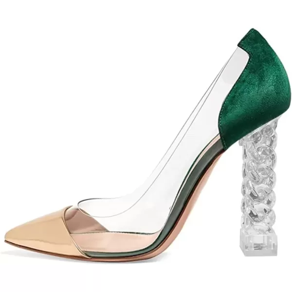 Green Clear Heel