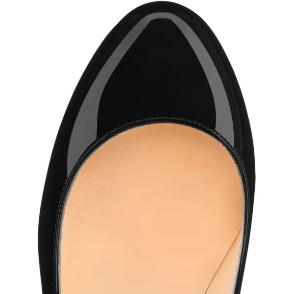 imageFSJ Women Formal High Heel Pumps Close Toe Slip On Business Dress Shoes for Office Work Size 415 USRed Black9 Cm