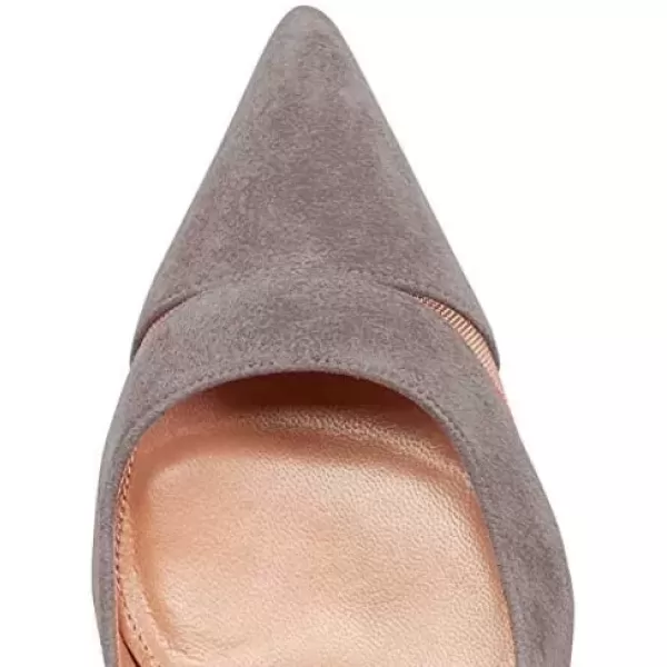 imageFSJ Women Elegant Mesh High Heel Pump Pointed Toe Stiletto Thin Slip on Dress Prom Party Ladie Shoes Size 415 USGrey