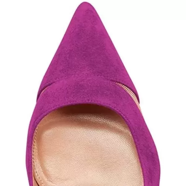 imageFSJ Women Elegant Mesh High Heel Pump Pointed Toe Stiletto Thin Slip on Dress Prom Party Ladie Shoes Size 415 USOrchid