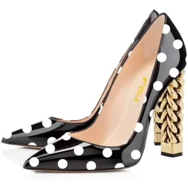 Black Polka Dots