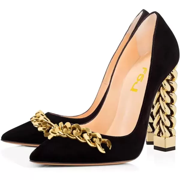 Black-suede Chain