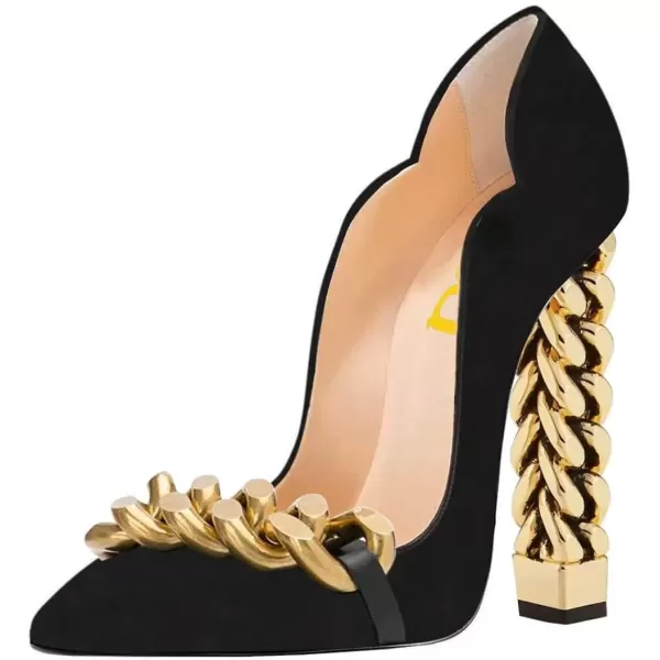Black Suede Chain