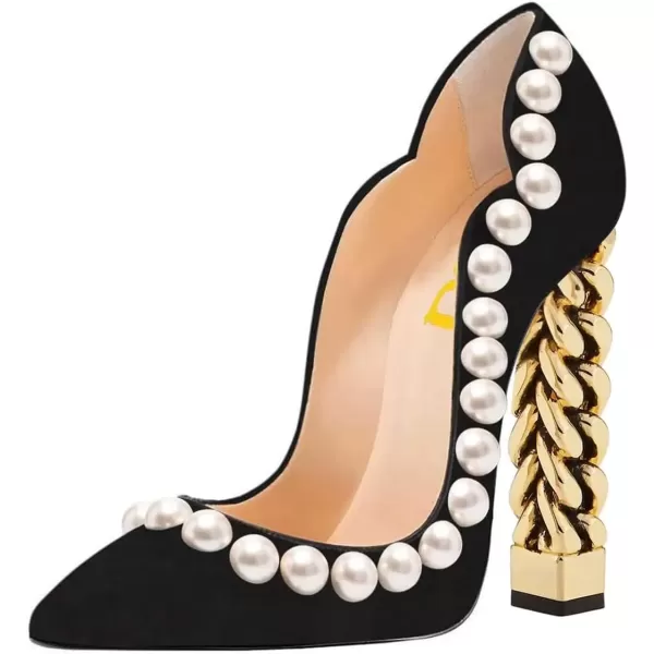 Black Suede Pearl