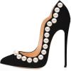 imageFSJ Women Classic Pointed Toe High Heels Sexy Stiletto Pumps Office Lady Casual Dress Party Prom Shoes Size 415 USBlackpearl