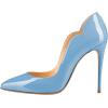 imageFSJ Women Classic Pointed Toe High Heels Sexy Stiletto Pumps Office Lady Casual Dress Party Prom Shoes Size 415 USBlue