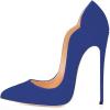 imageFSJ Women Classic Pointed Toe High Heels Sexy Stiletto Pumps Office Lady Casual Dress Party Prom Shoes Size 415 USBluesuede