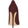 imageFSJ Women Classic Pointed Toe High Heels Sexy Stiletto Pumps Office Lady Casual Dress Party Prom Shoes Size 415 USBrownish Redsuede