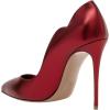 imageFSJ Women Classic Pointed Toe High Heels Sexy Stiletto Pumps Office Lady Casual Dress Party Prom Shoes Size 415 USBurgundyleather