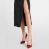 imageFSJ Women Classic Pointed Toe High Heels Sexy Stiletto Pumps Office Lady Casual Dress Party Prom Shoes Size 415 USBurgundymirror